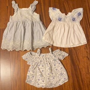 Baby Gap shirt and dress set